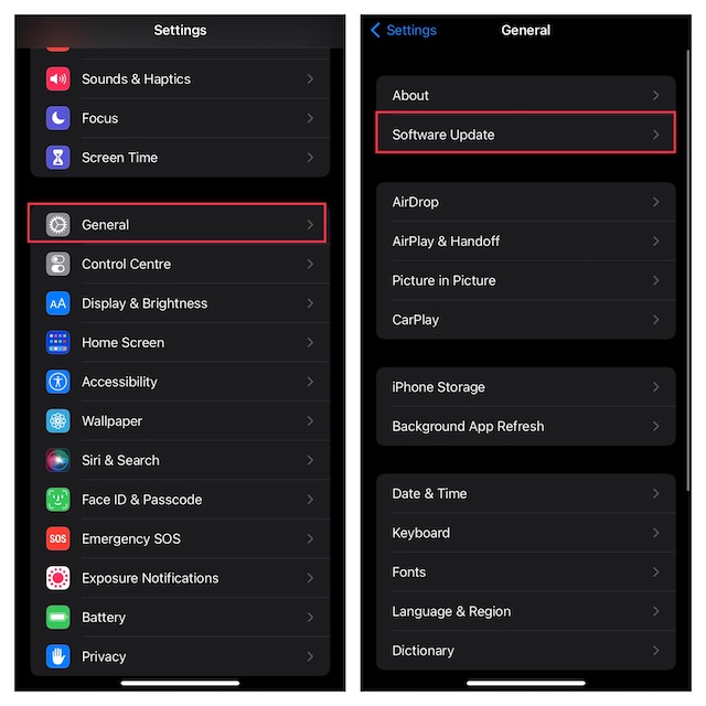 సిరి షార్ట్కట్లు పనిచేయడం లేదని పరిష్కరించడానికి iphoneని అప్డేట్ చేయండి